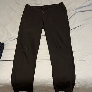Lulu Lemon Slim Fit Commission Pant, Black, 34 Waist x 34 Length.